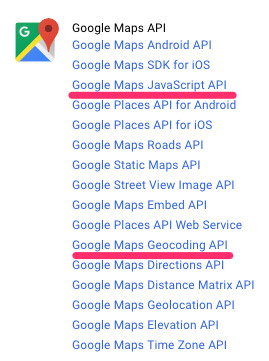 Google Maps JavaScript API 和 Google Maps JavaScript API