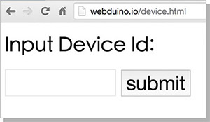 Webduino device ID