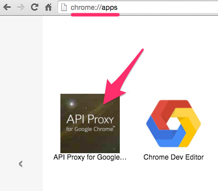Chrome Proxy API